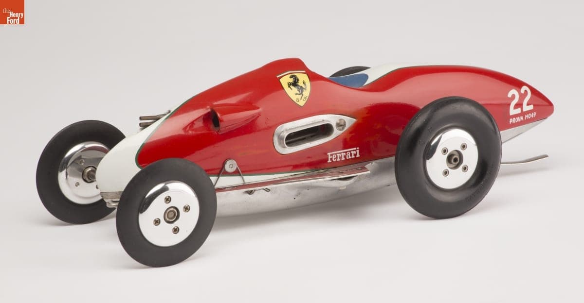 ILG "Ferrari" Gas-Powered Racing Tether Car, circa 1946