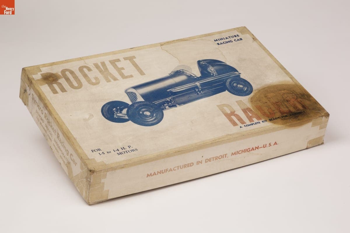 Syncro Rocket Gas-Powered Racing Tether Car Kit, 1938-1939