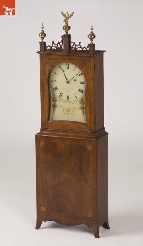 Shelf Clock Made in Newport, Rhode Island, 1800-1820