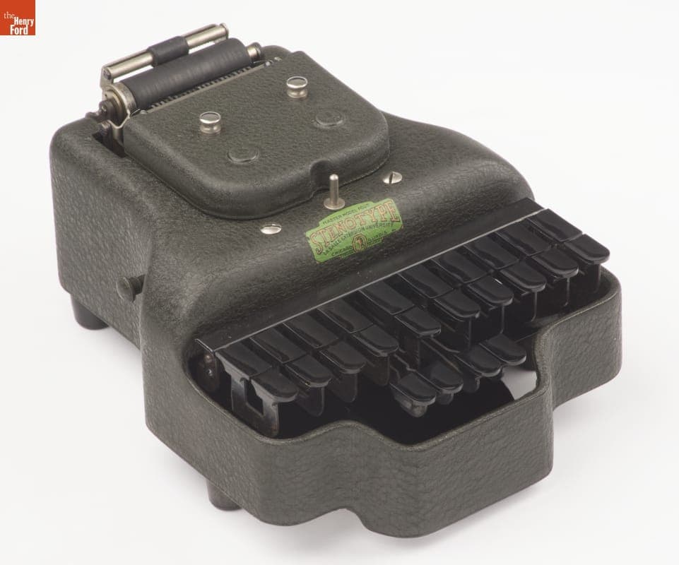 Stenotype Shorthand Typewriter, Master Model 4, 1927-1932