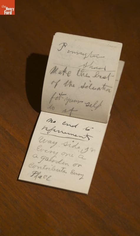 Henry Ford's Jot Book, 1920-1947