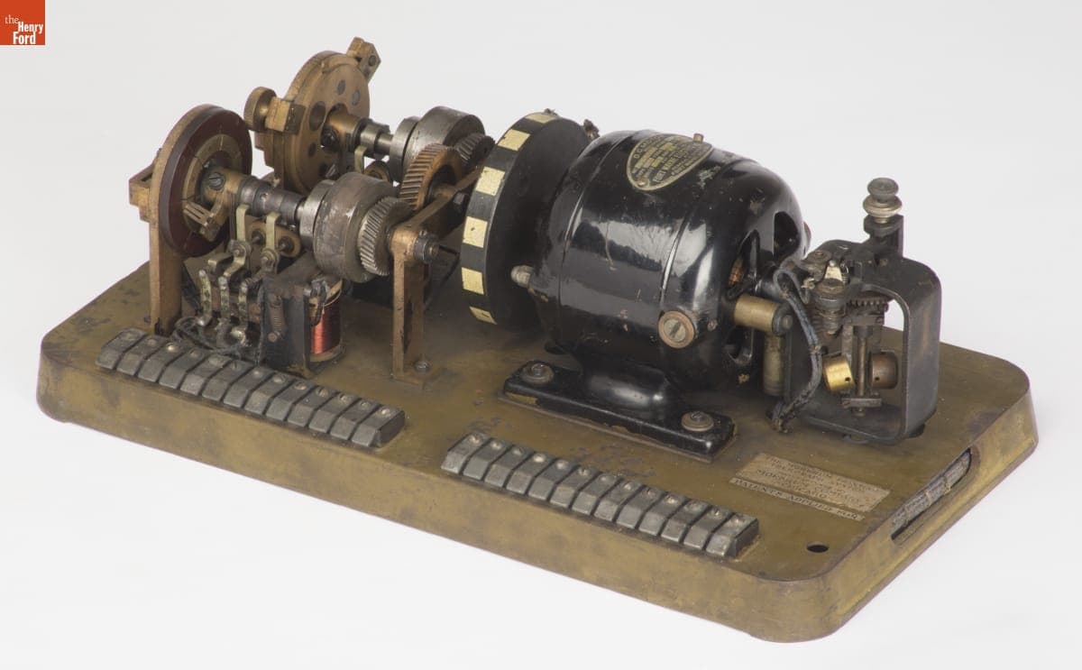 Distributor Used with the Morkrum Green Code Printing Telegraph System, 1912-1925