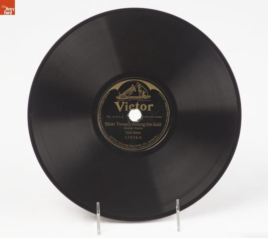 Victor Talking Machine Record, "Silver Threads Among the Gold" and "When You and I were Young, Maggie," 1912-1913