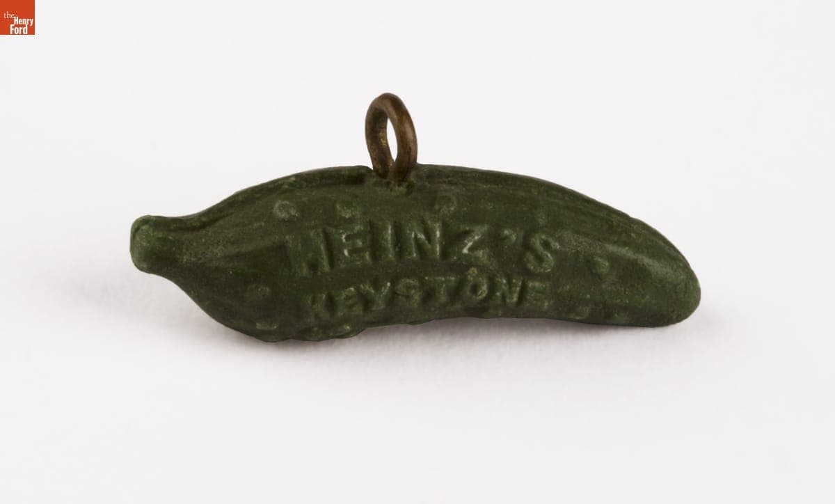 Heinz Pickle Charm, 1893-1910