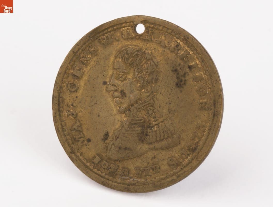 William Henry Harrison Campaign Badge, 1841