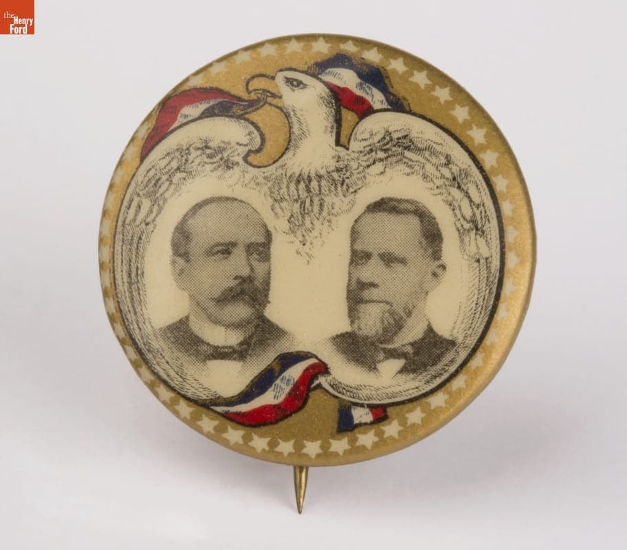 Parker-Davis Campaign Button, 1904