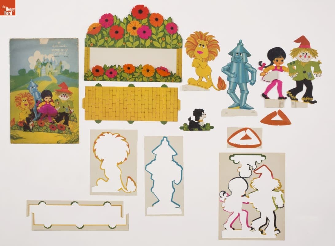 "Wizard of Oz" Paper Party Centerpiece, 1970-1975