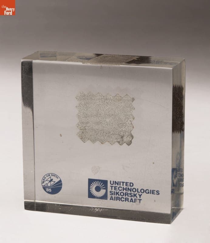 United Technologies Sikorsky Aircraft Paperweight, 1985