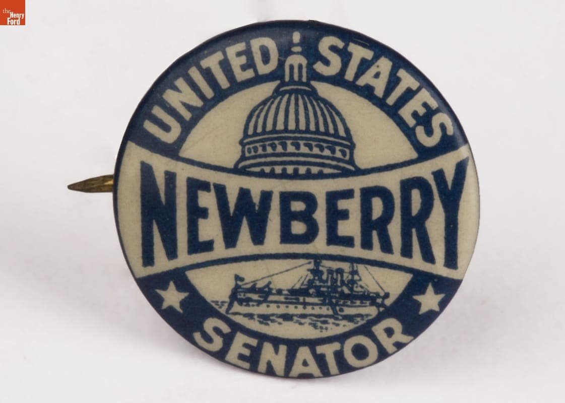 Truman Handy Newberry Campaign Button, 1918