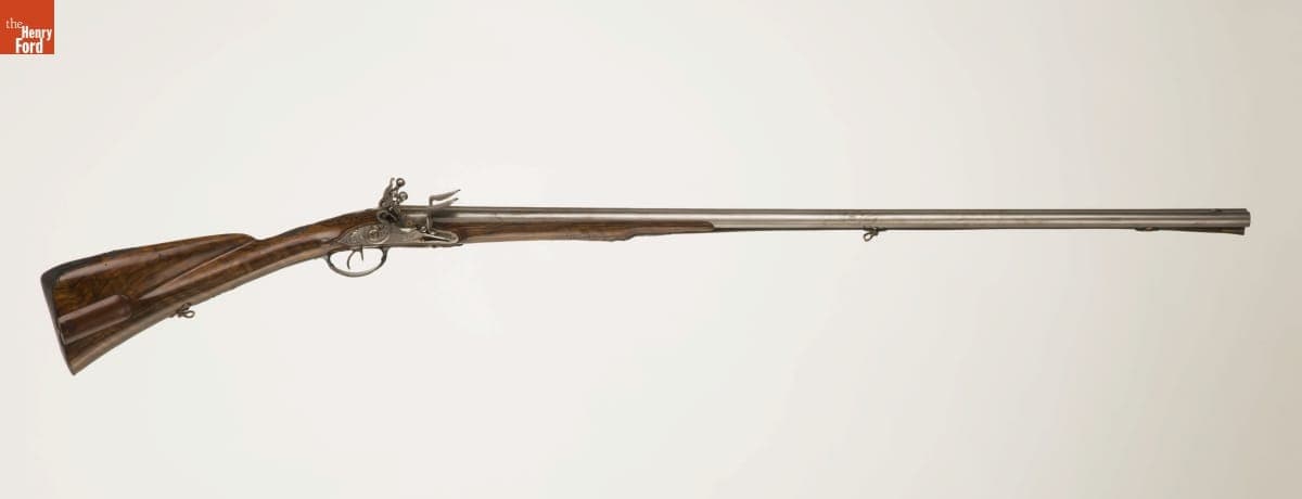 Double-Barrel Flintlock Shotgun, 1740-1760