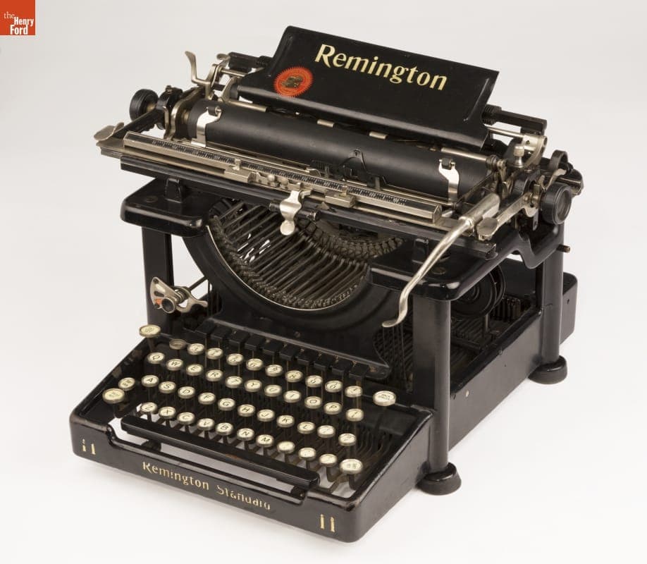 Remington Standard Typewriter, Model No. 11, 1916