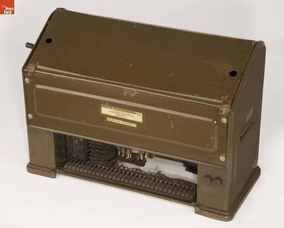 Western Electric Page Printer, Model 1A, 1917-1925