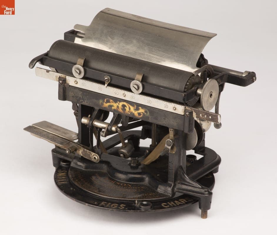 Edison Mimeograph Typewriter No.1, 1895-1897