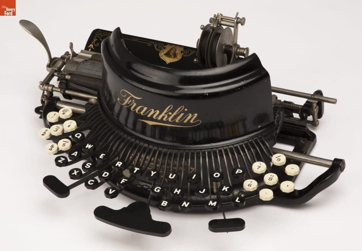 Franklin Desk Typewriter, Model No. 7, 1897-1905