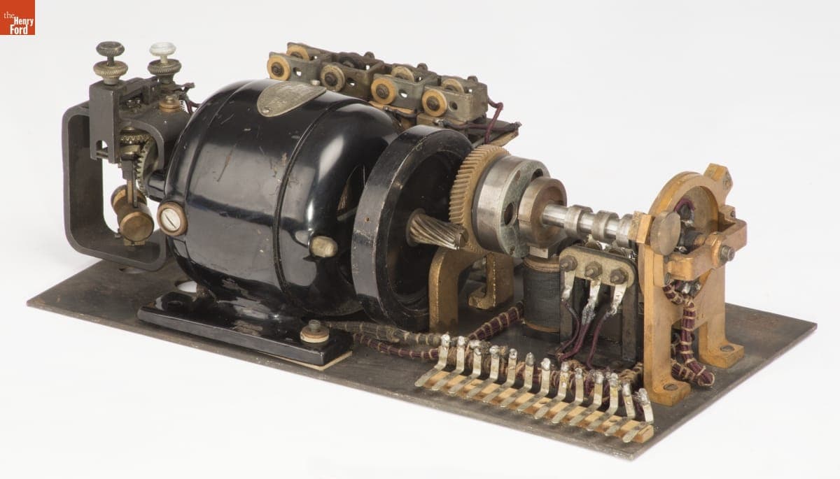 Morkrum Green Code Receiving Distributor, circa 1922