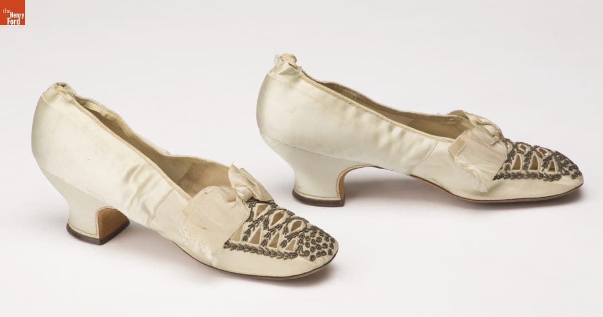 Women's Slippers, 1870-1890