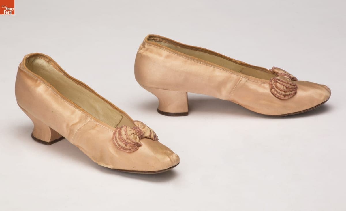 Women's Slippers, 1870-1890