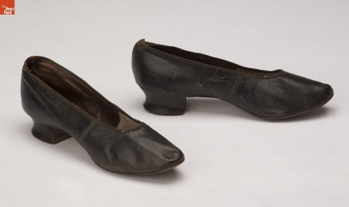 Slippers, Worn by Bertha Kuss on Her Wedding Day, 1889