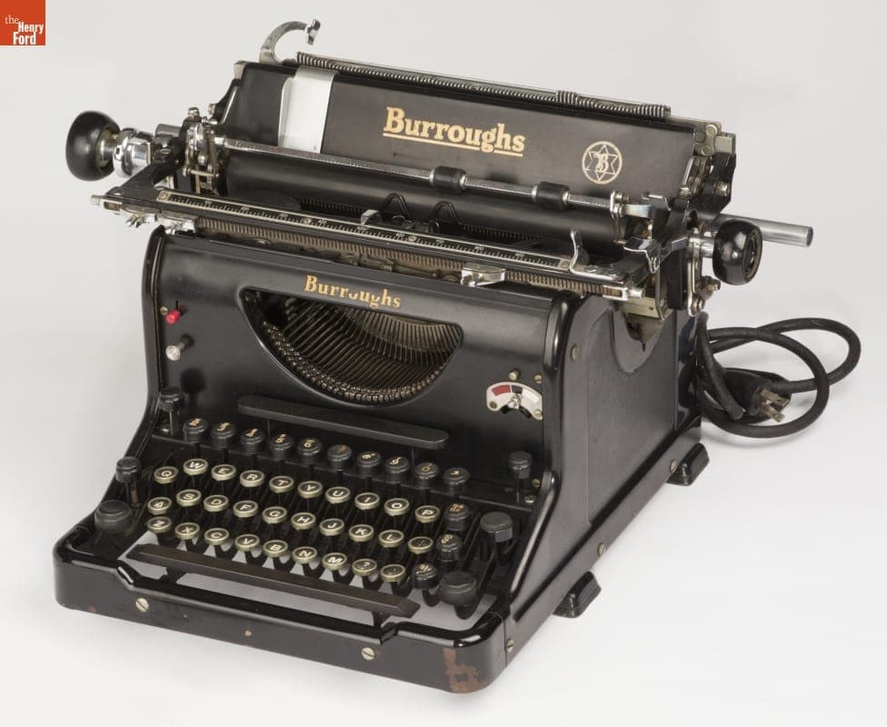 Burroughs Electric Typewriter, 1938