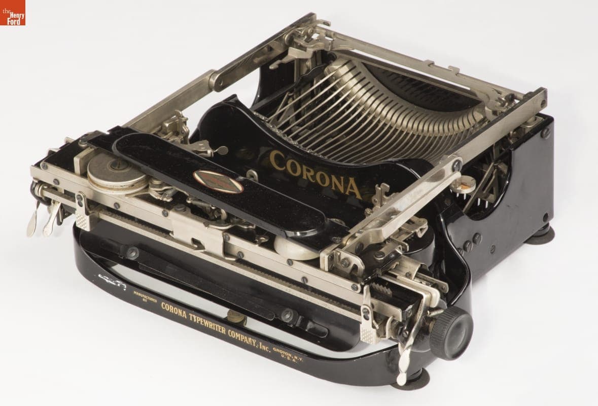 Corona Portable Typewriter, 1921