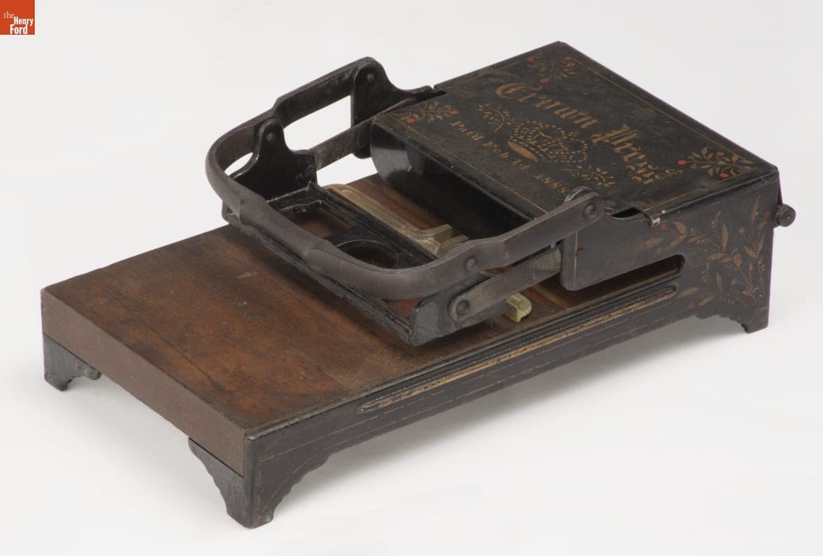 Crown Tabletop Letterpress, circa 1890