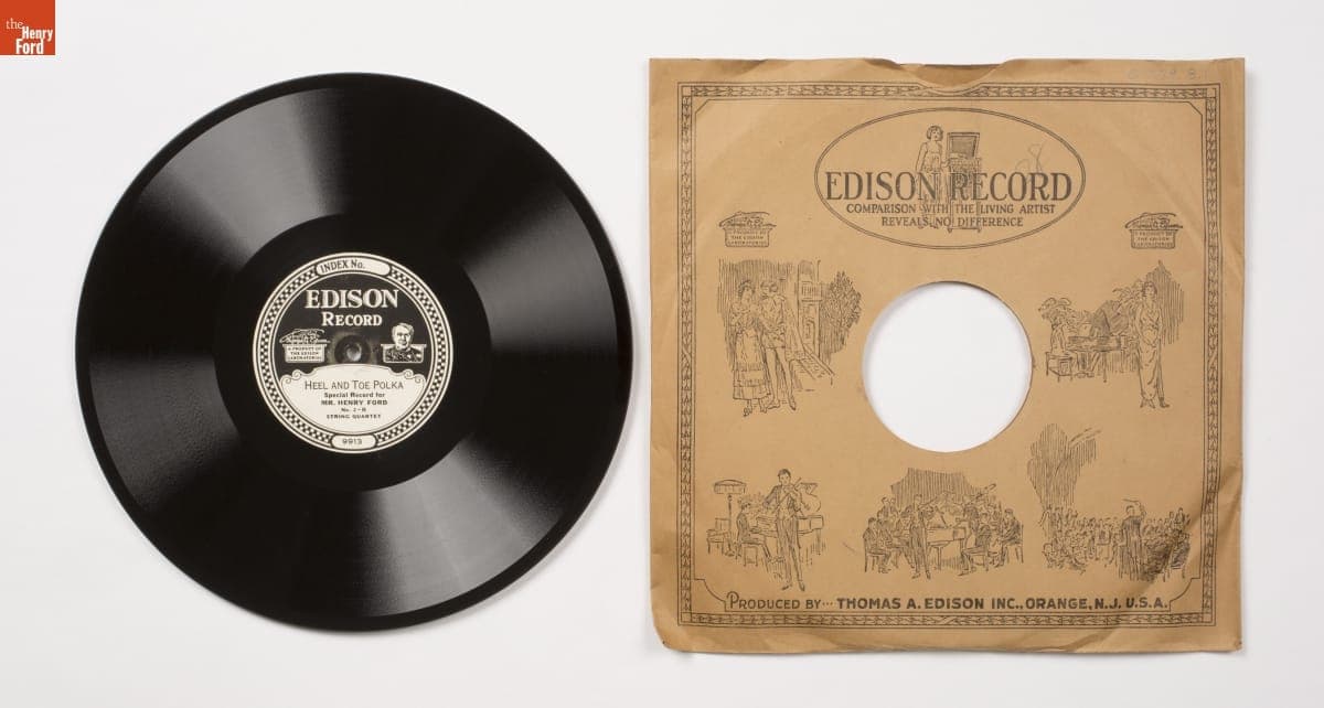 Edison Diamond Disc Record, "Heel and Toe Polka" and "Seaside Polka," 1925