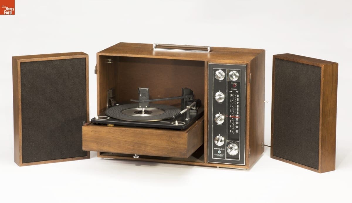 Philco Stereo System, Model Q-1568 WA, Used by the Harvey S. Firestone, Jr. Family, 1967