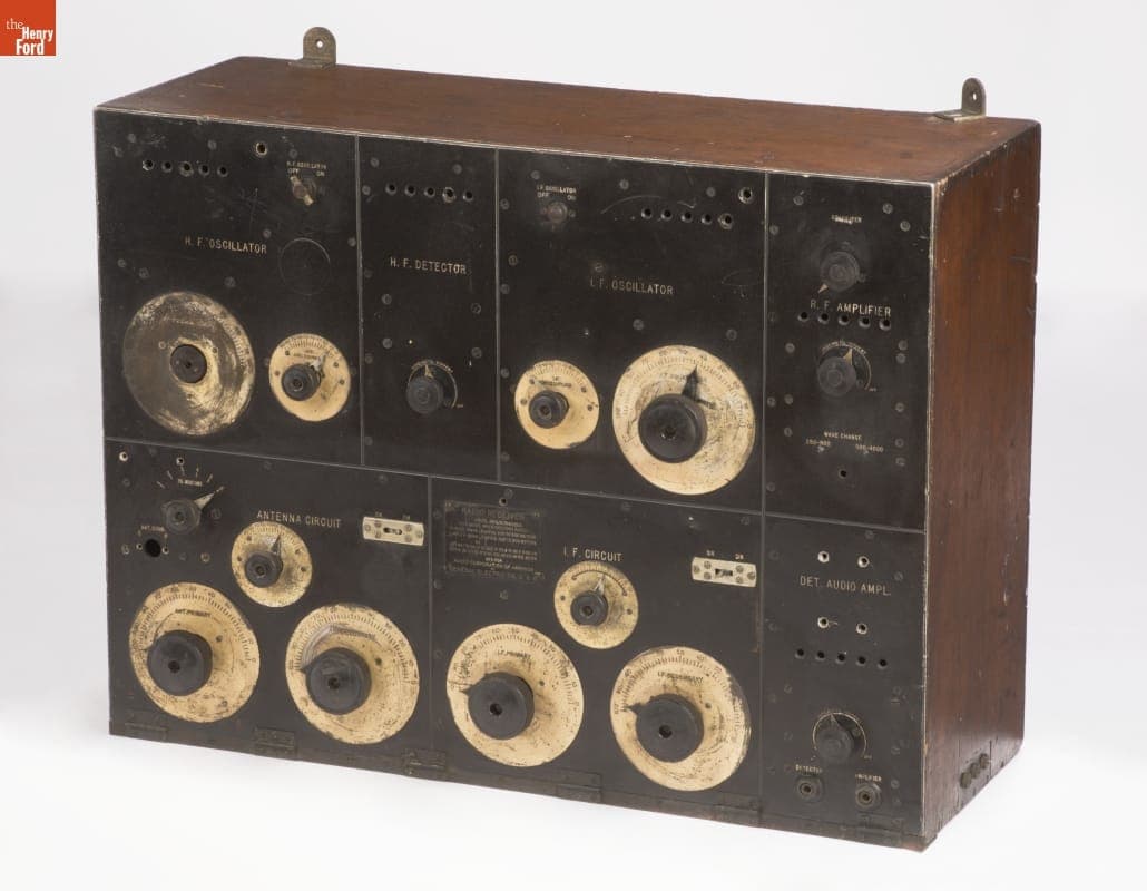 RCA Dual Frequency Radio Receiver, Used on the SS Leviathan, circa 1922