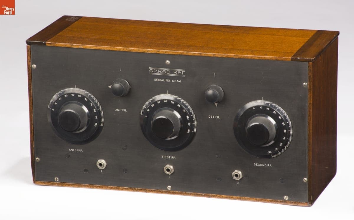 Garod Radio Receiver, Type RAF, 1923-1924