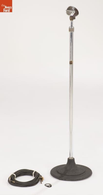 Microphone and Stand, circa 1940