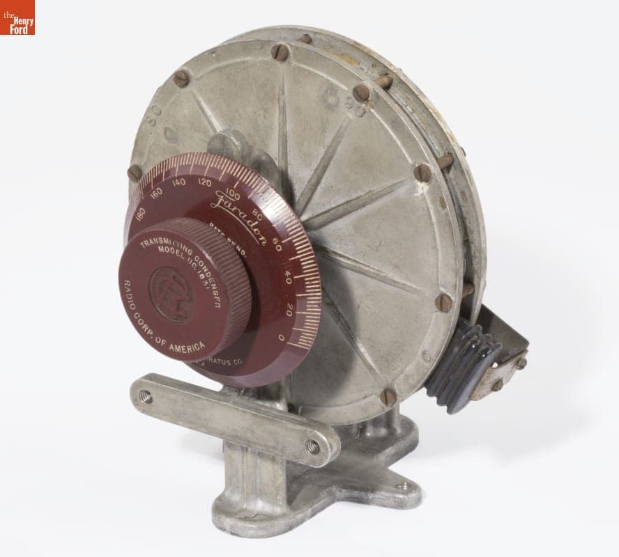 Faradon Variable Condenser, Model UC-1831, 1920-1923
