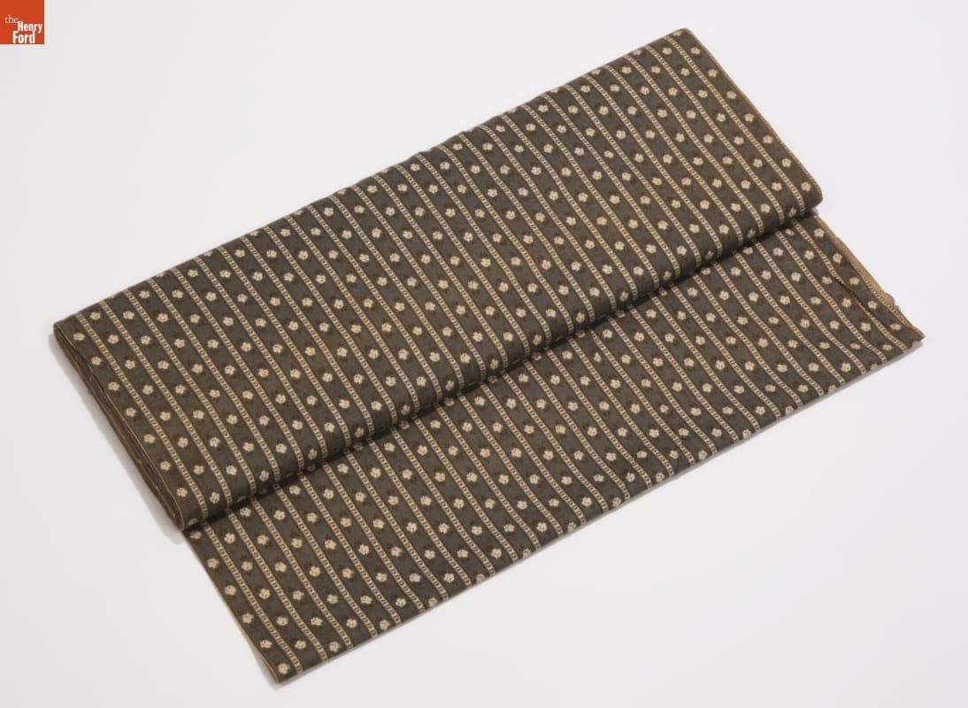 Bolt of Flannelette Fabric, circa 1895