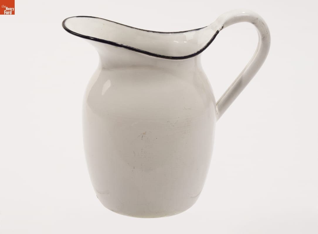 Enamelware Pitcher Used on Henry Ford's "Vagabonds" Camping Trips, 1920-1930