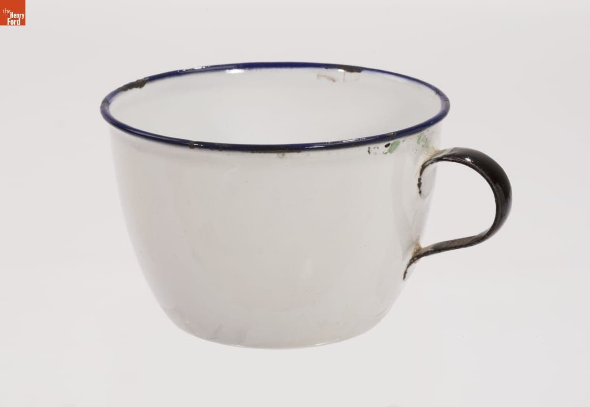 Enamelware Cup Used on Henry Ford's "Vagabonds" Camping Trips, 1920-1930