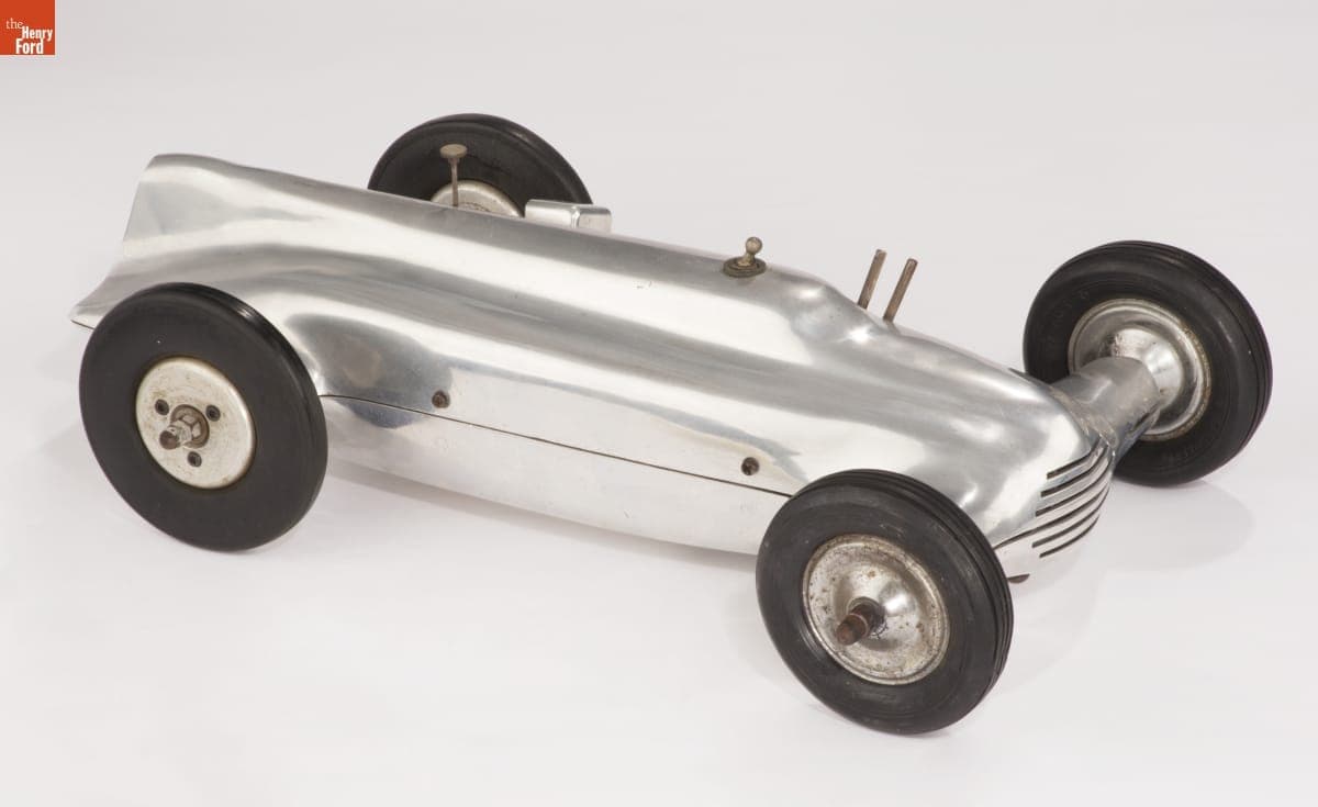 Rexner "Zipper" Gas-Powered Racing Tether Car, 1940-1950