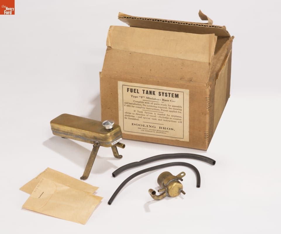 Fuel Tank System for the Dooling F-Car Gas-Powered Racing Tether Car, 1946-1948