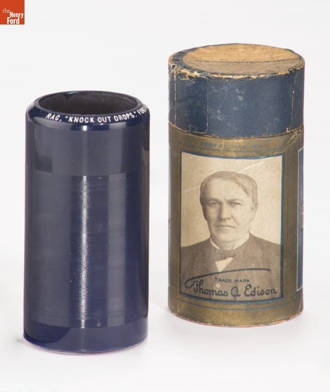 Edison Blue Amberol Cylinder Record, "Knock Out Drops," 1915