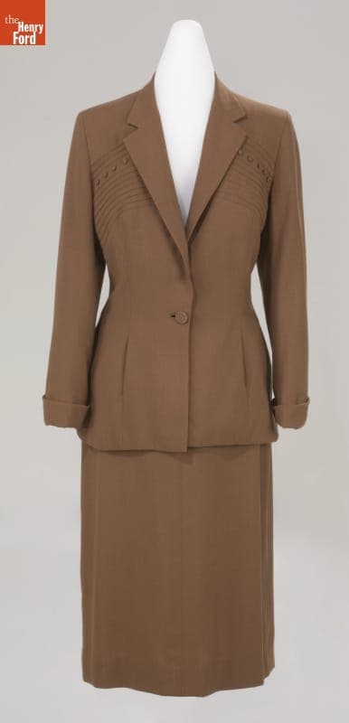 Suit, Worn by Catherine Prindle Roddis, circa 1948