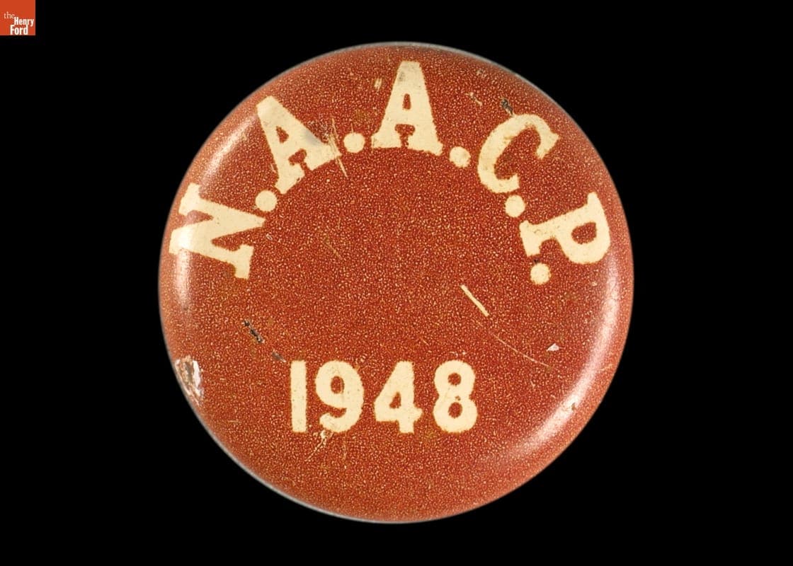 N.A.A.C.P. Button, 1948