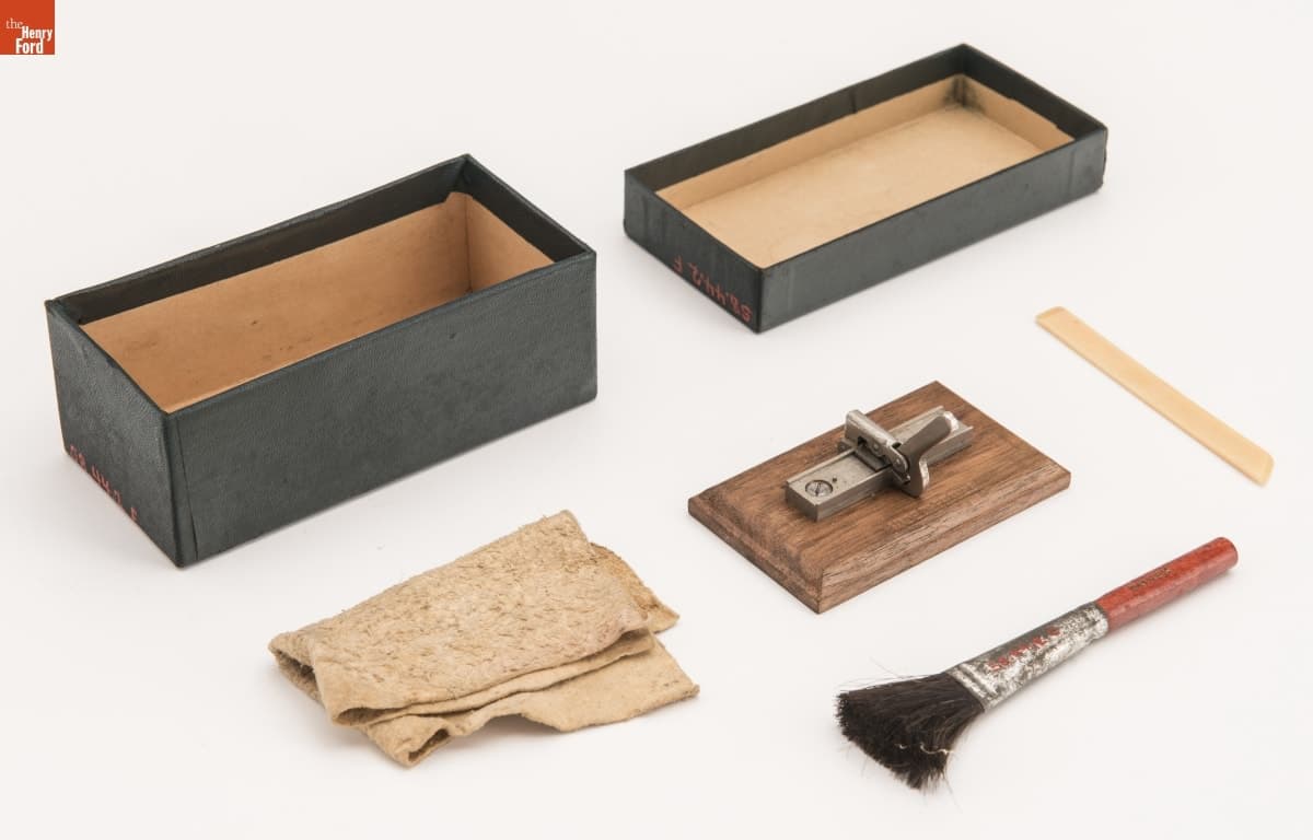 Cleaning Kit for Pathex Motion Picture Camera and Projector, 1923-1931