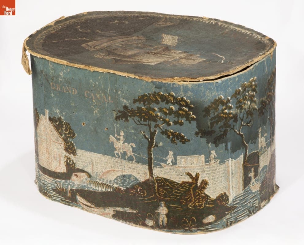 Bandbox, circa 1835