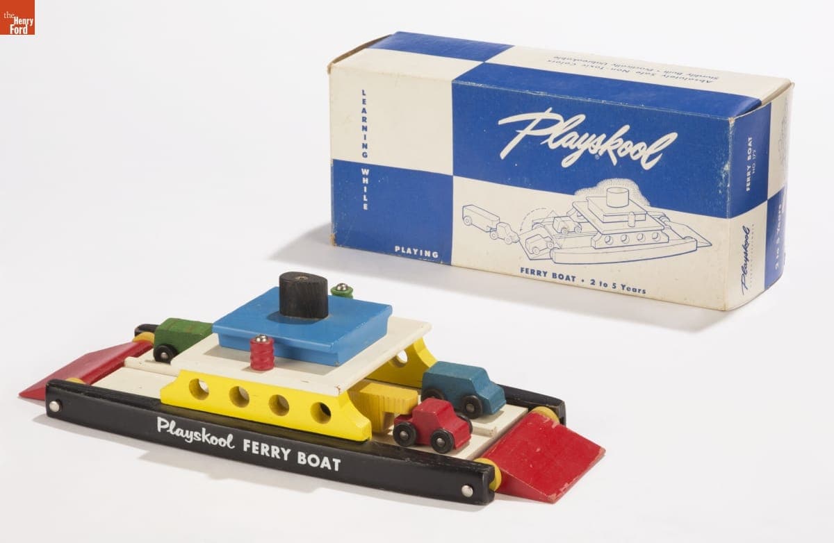 Playskool Toy Ferry Boat, circa 1960