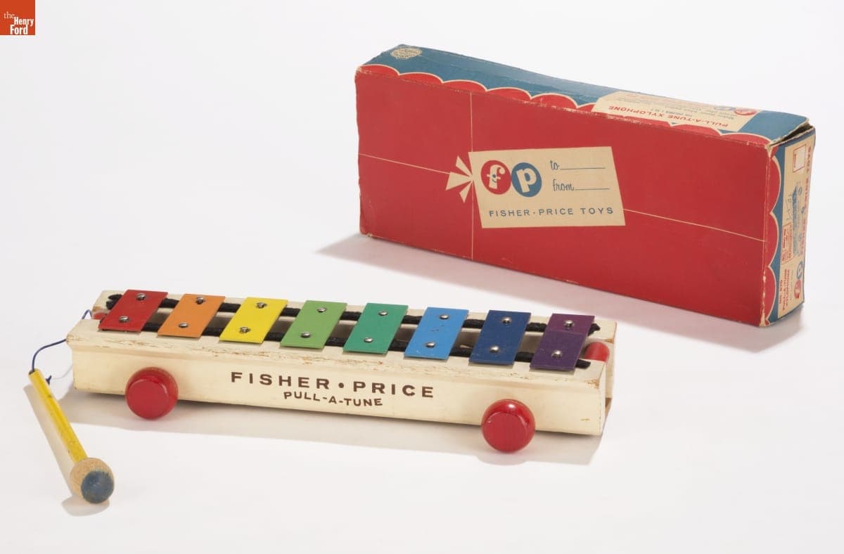 Fisher-Price Xylophone Pull Toy, circa 1964