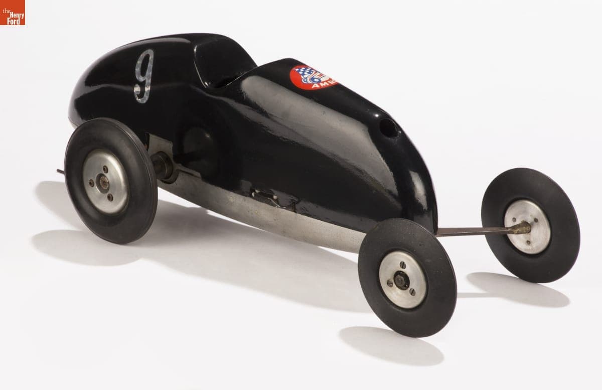 Racing Tether Car Built by Frank Pawlikowski, 1945-1950