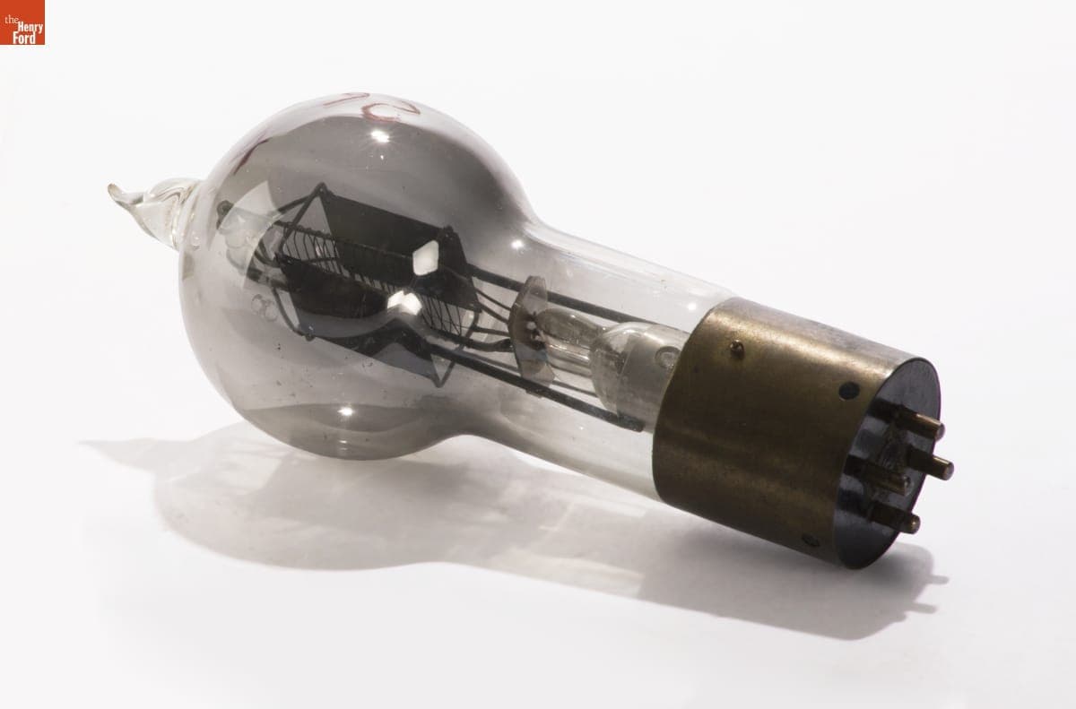 DeForest Radio Transmitter Tube, circa 1918