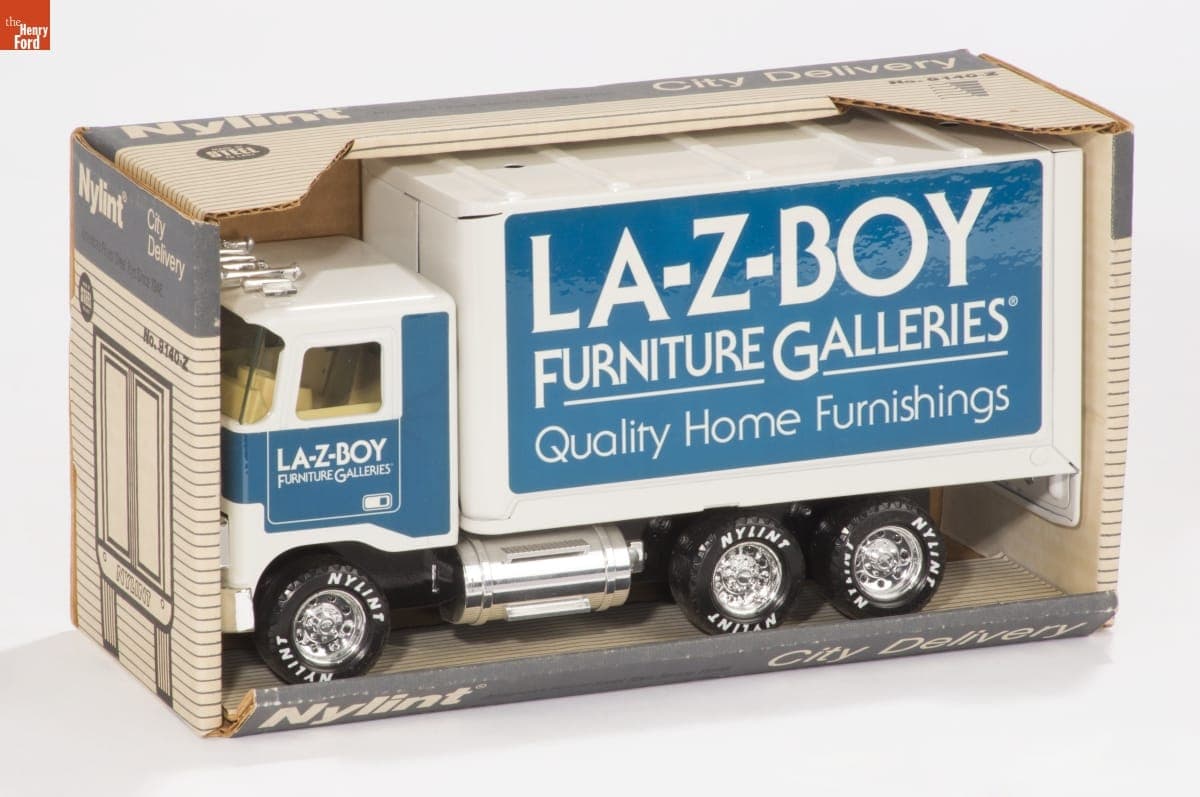 Collectible La-Z-Boy Toy Truck, 1989-2001