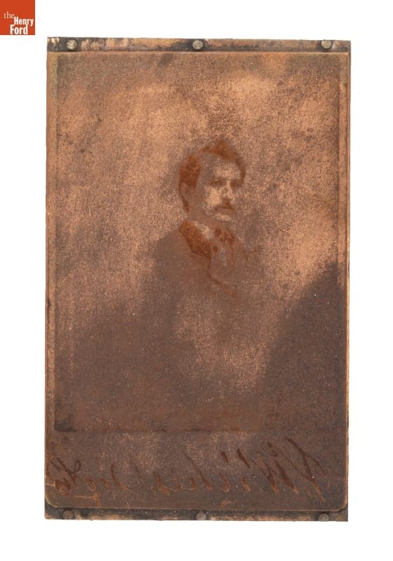 Printing Block, Portrait of John Wilkes Booth, 1850-1900