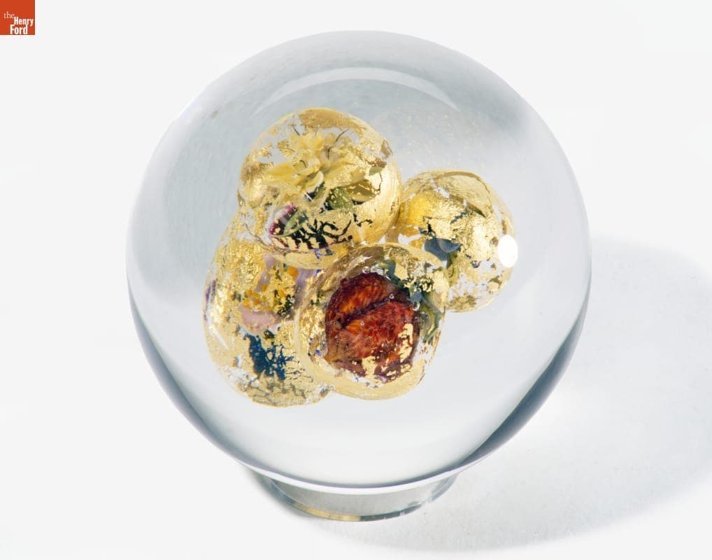 "Untitled (Orb)" by Paul Stankard, 2010