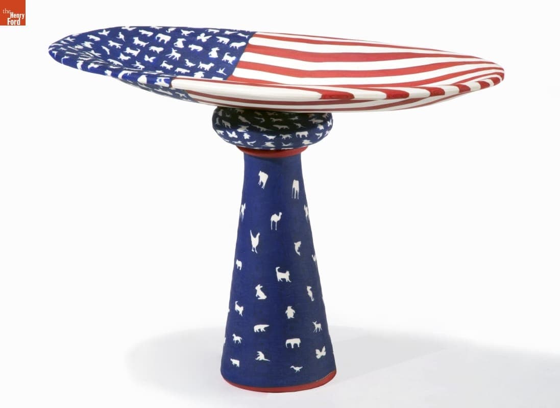 "Marquiscapa 99-5 (U.S. Flag)," by Richard Marquis, 1995