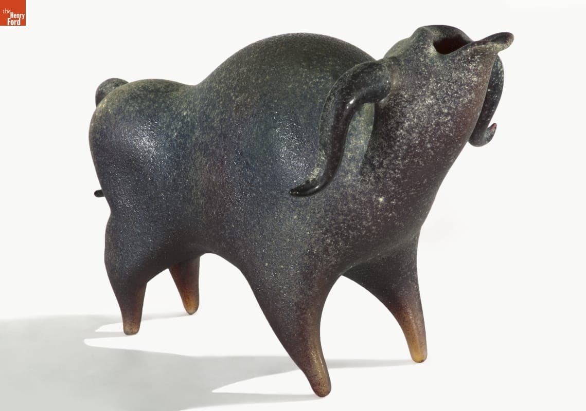 "Rhyton Bull" by William Morris, 1996